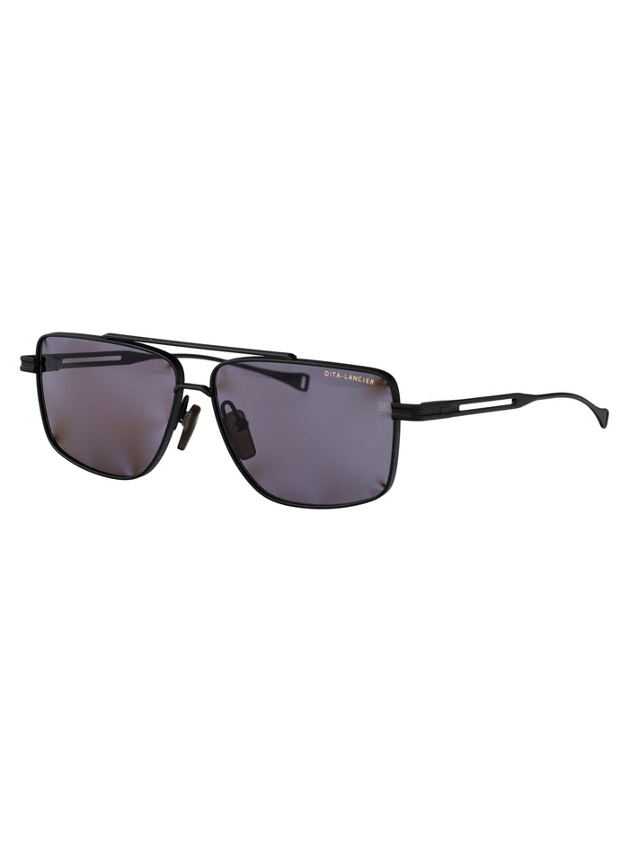 Dls126-A-02 02 Brushed Antique Silver Metal Sunglasses