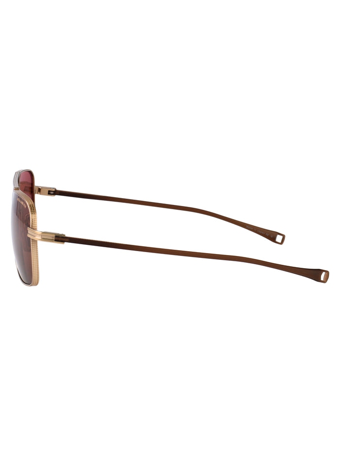 Dls417-A-01 01 Gold Sand - Copperhead Brown Metal Sunglasses