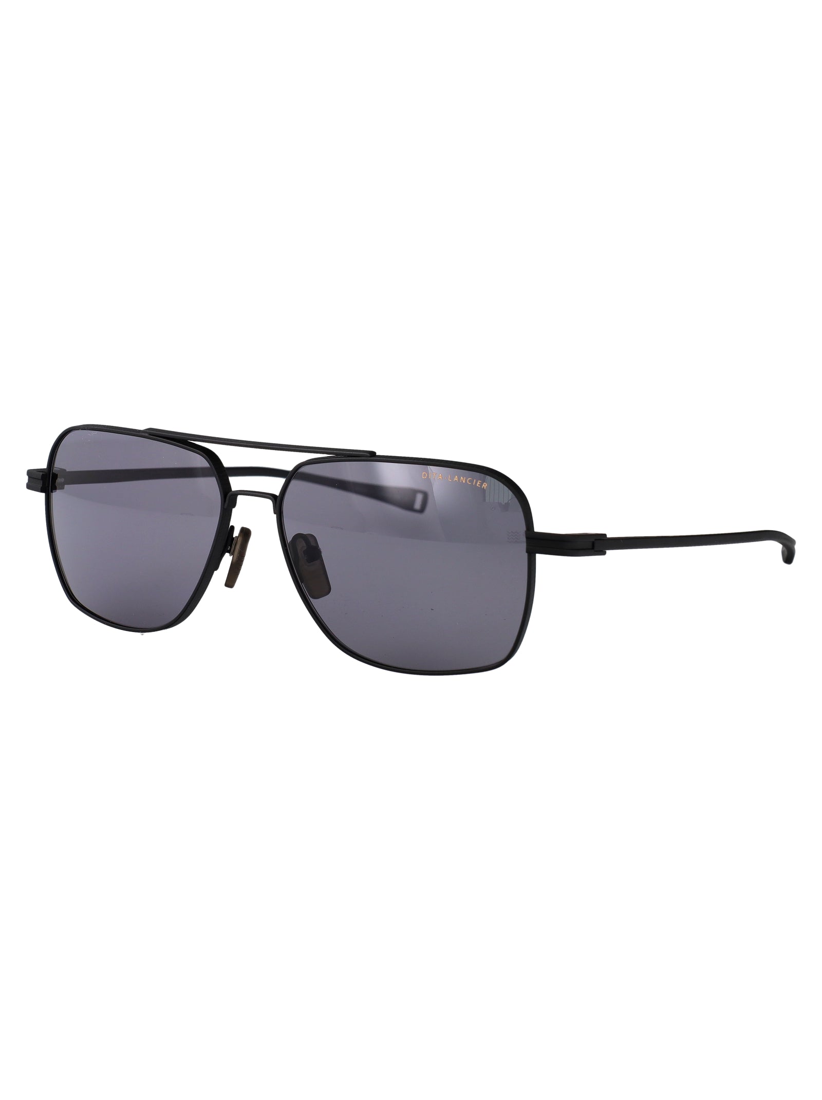 Dls417-A-03 03 Matte Black Metal Sunglasses
