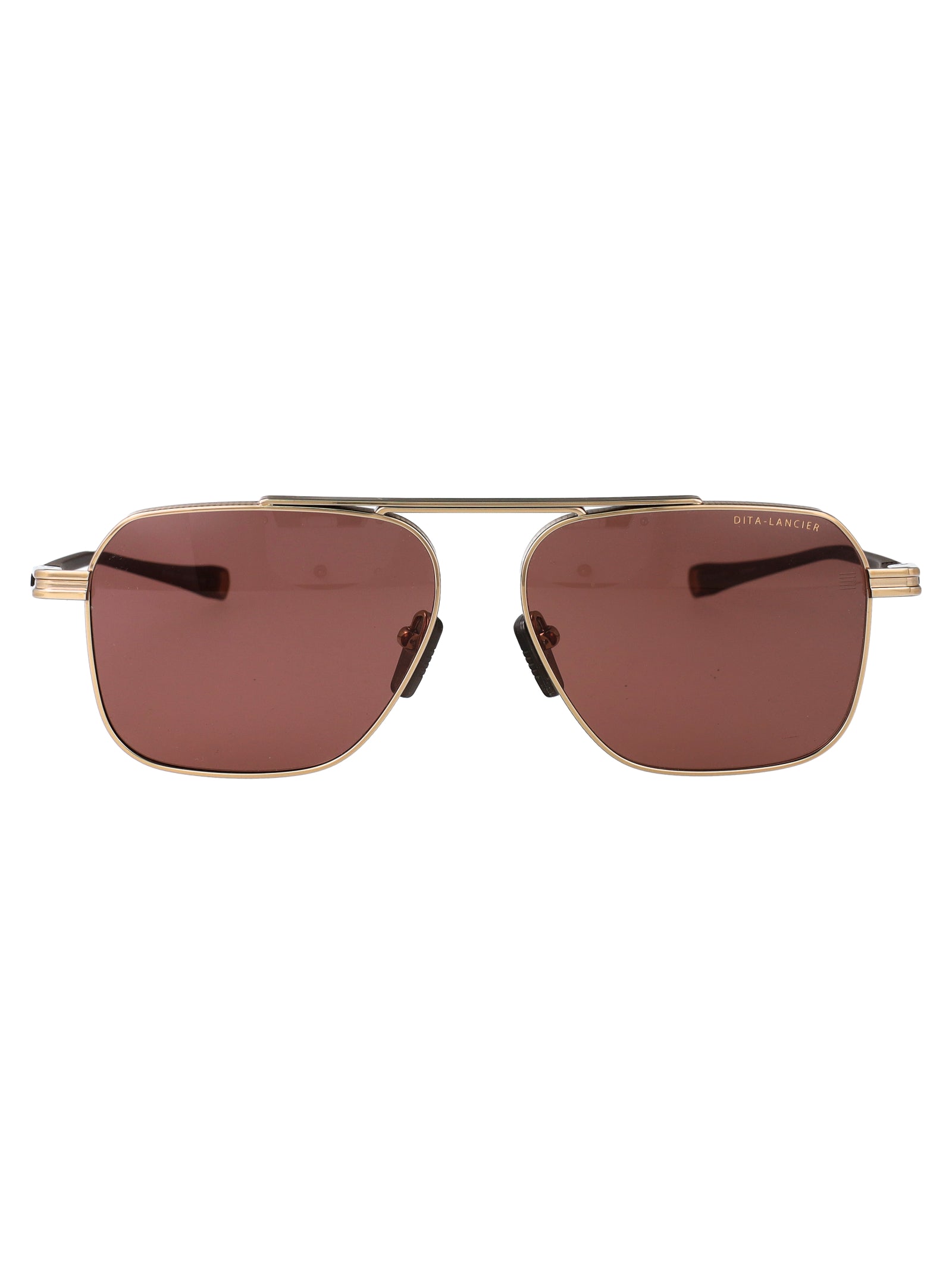 Dls419-A-01 01 Gold Sand - Copperhead Brown Metal Sunglasses