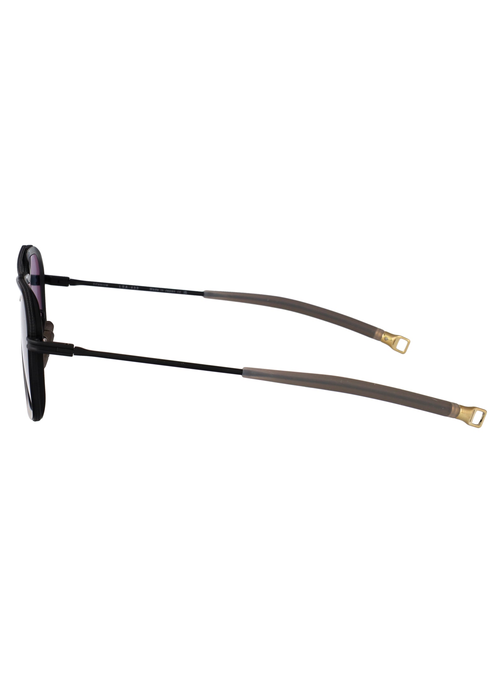 Dls433-A-02 02 Matte Black Metal Sunglasses