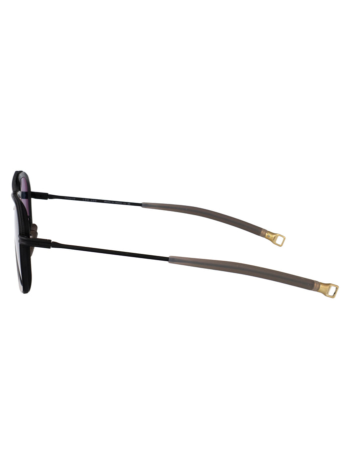 Dls433-A-02 02 Matte Black Metal Sunglasses