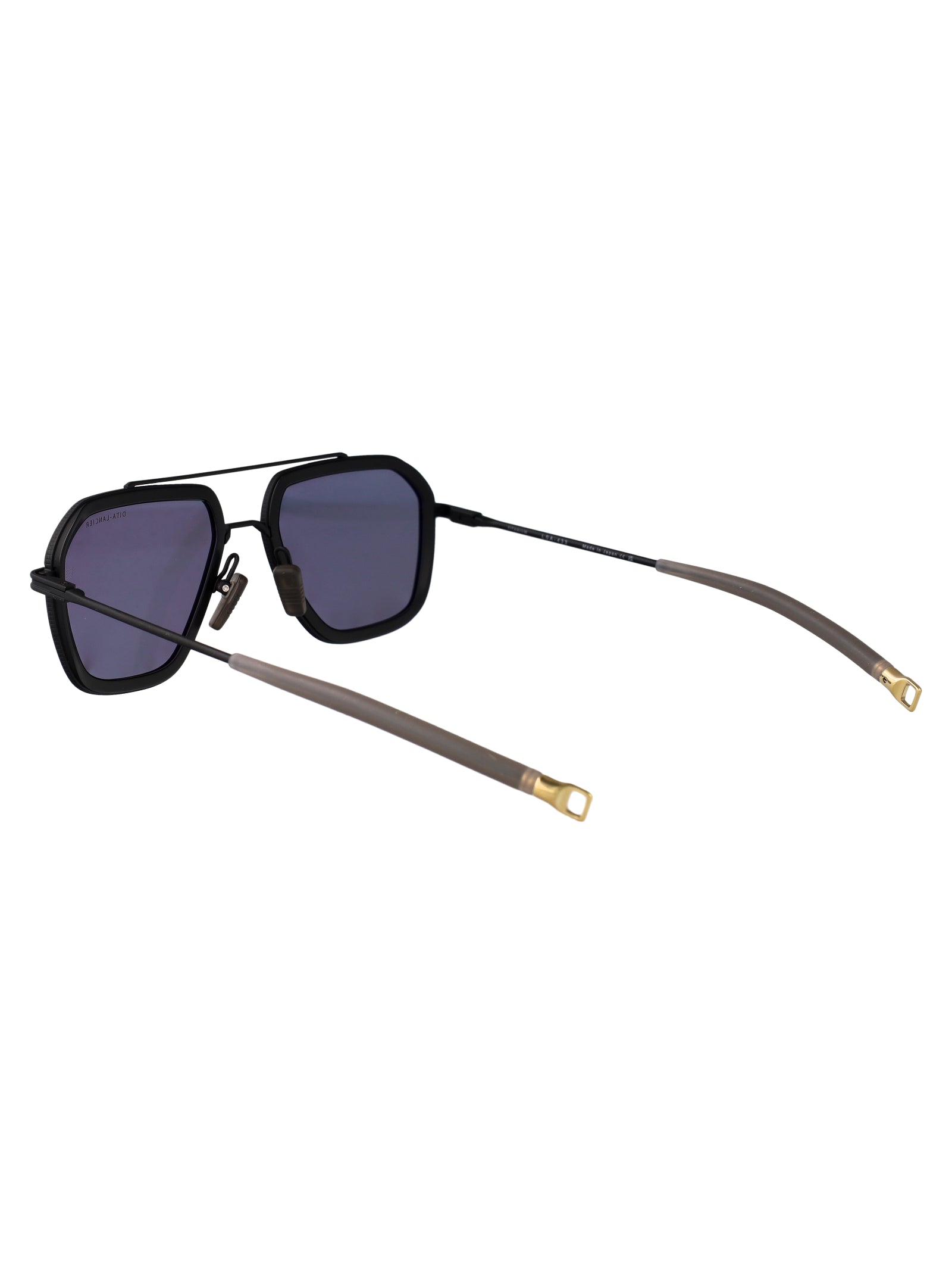 Dls433-A-02 02 Matte Black Metal Sunglasses