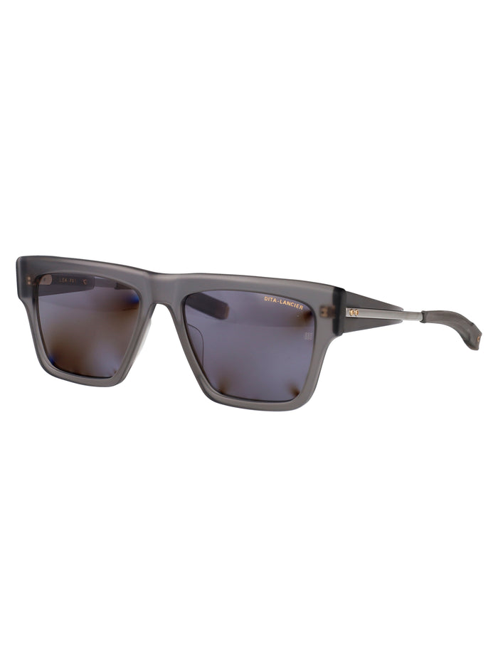 Lsa-701 Grey Metal/acetate Sunglasses
