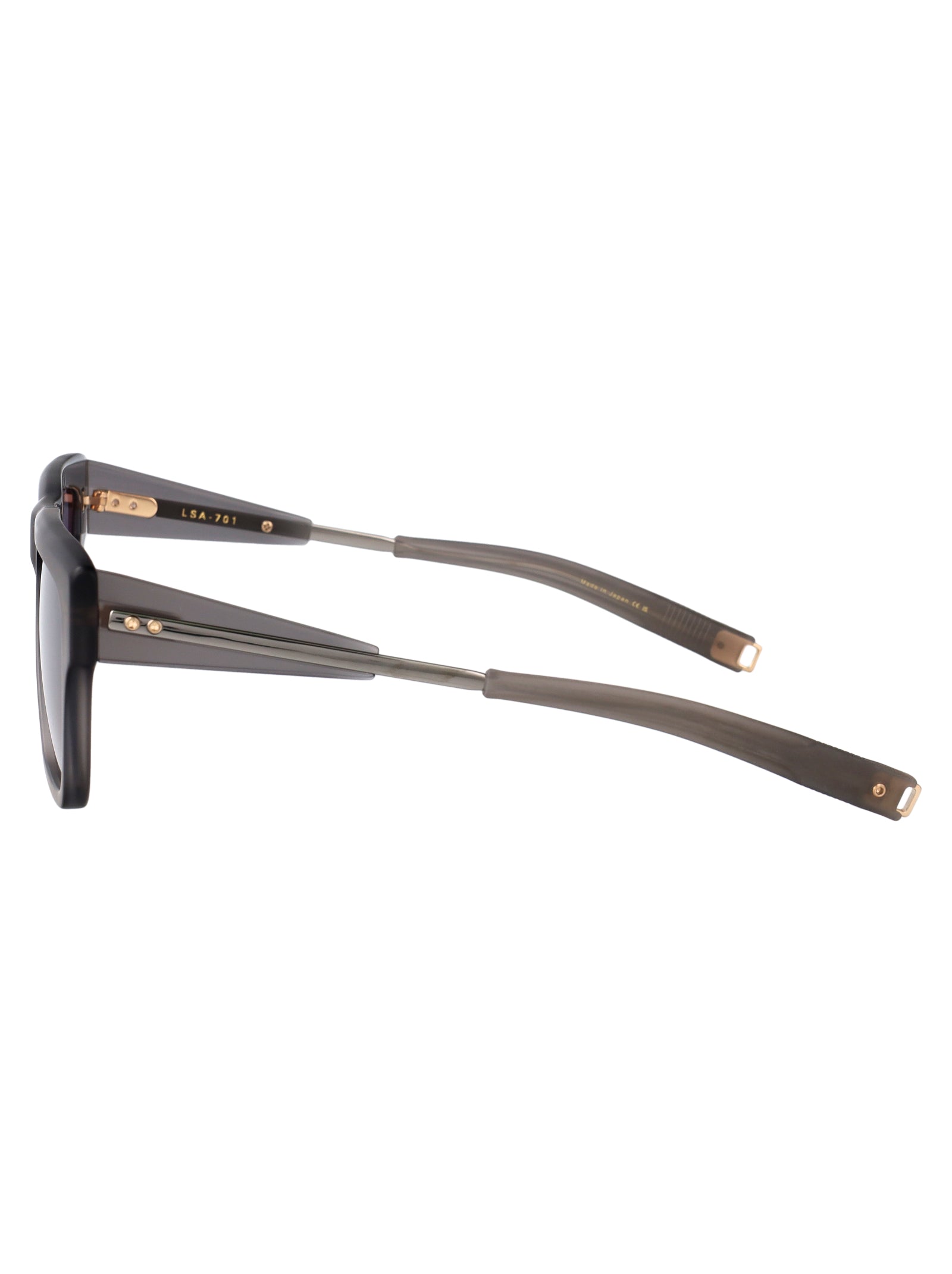 Lsa-701 Grey Metal/acetate Sunglasses