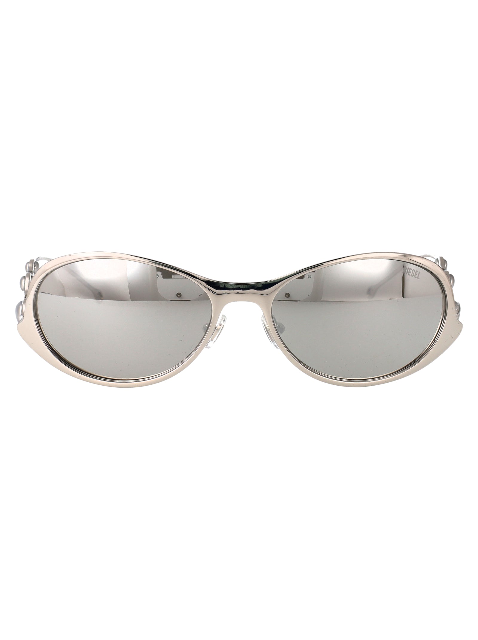 0dl1014 1001z6 Argento Lucido Metal Sunglasses