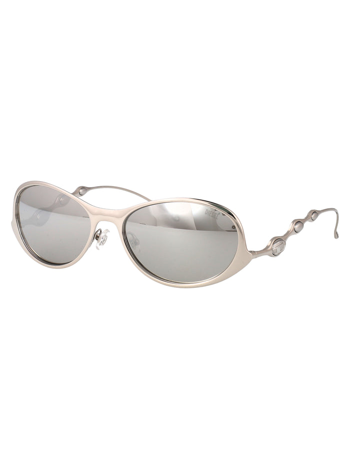 0dl1014 1001z6 Argento Lucido Metal Sunglasses