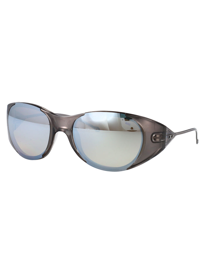 0dl3003 Grigio Metallizzato Acetate Sunglasses