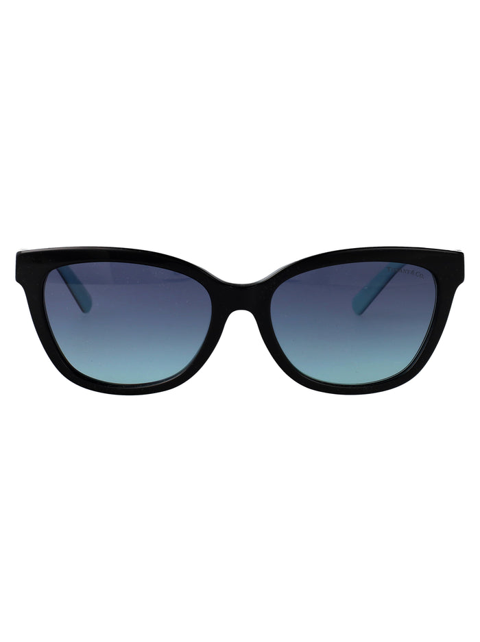 0tf4237b 80019s Black Acetate Sunglasses