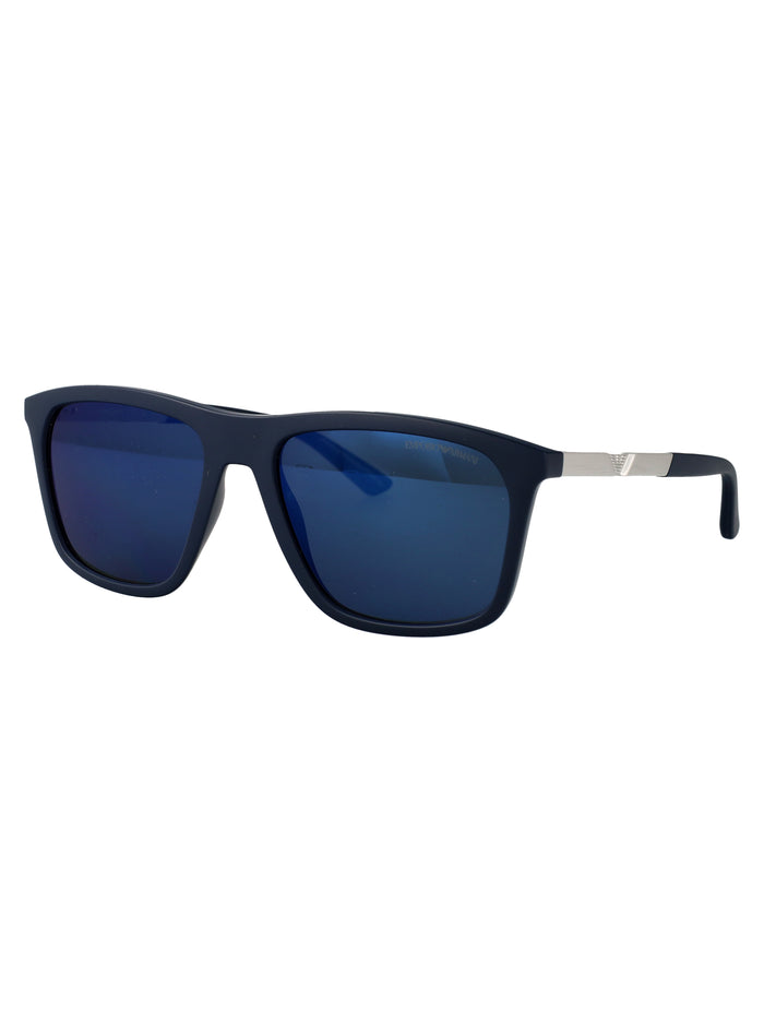 0ea4237 618925 Blu Scuro Opaco Injected Sunglasses