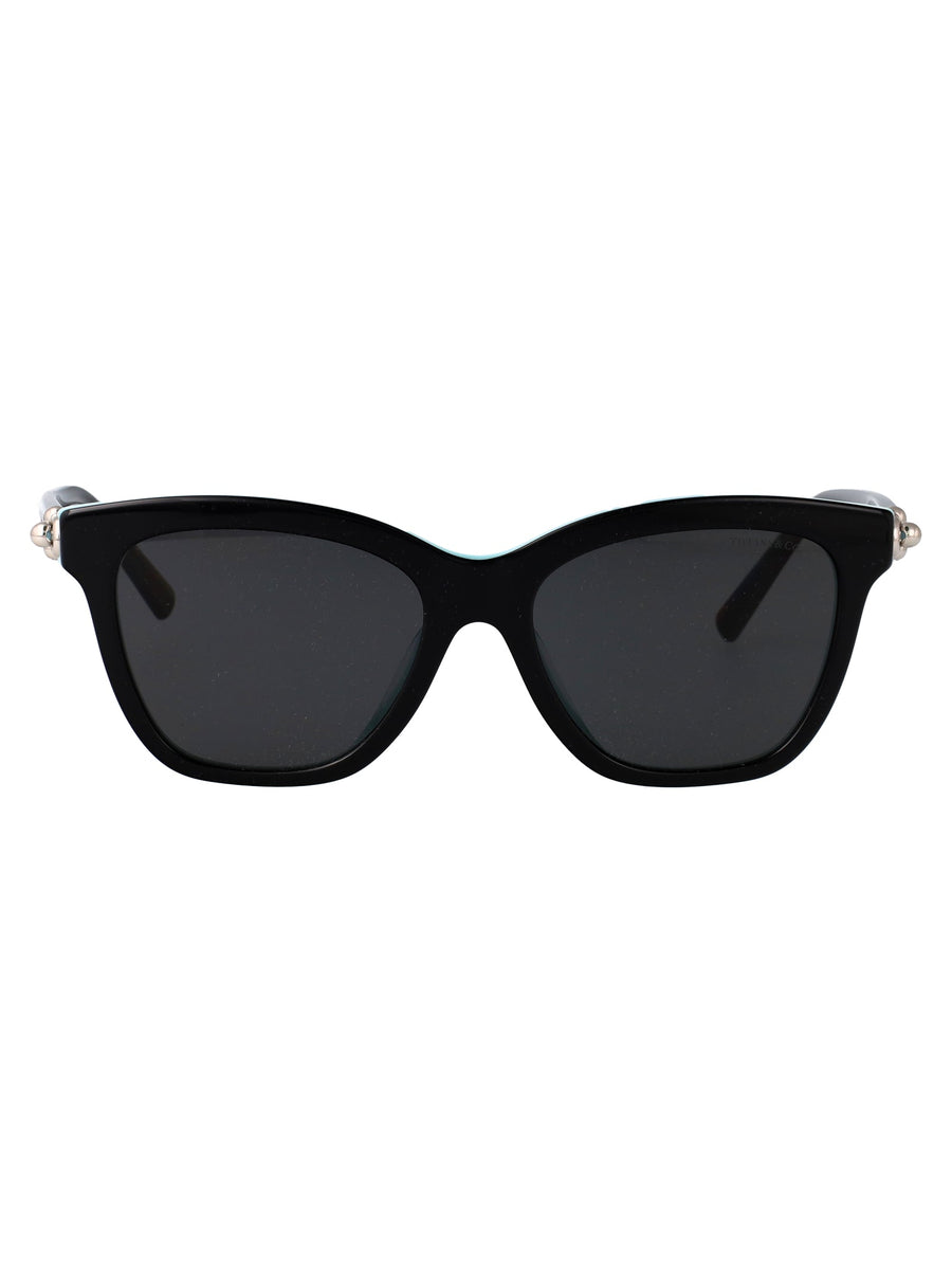 Sunglasses Black And Blue Acetate Black/blue Tiffany