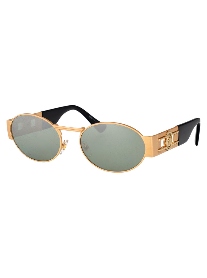 0ve2264 100230 Gold Steel Sunglasses