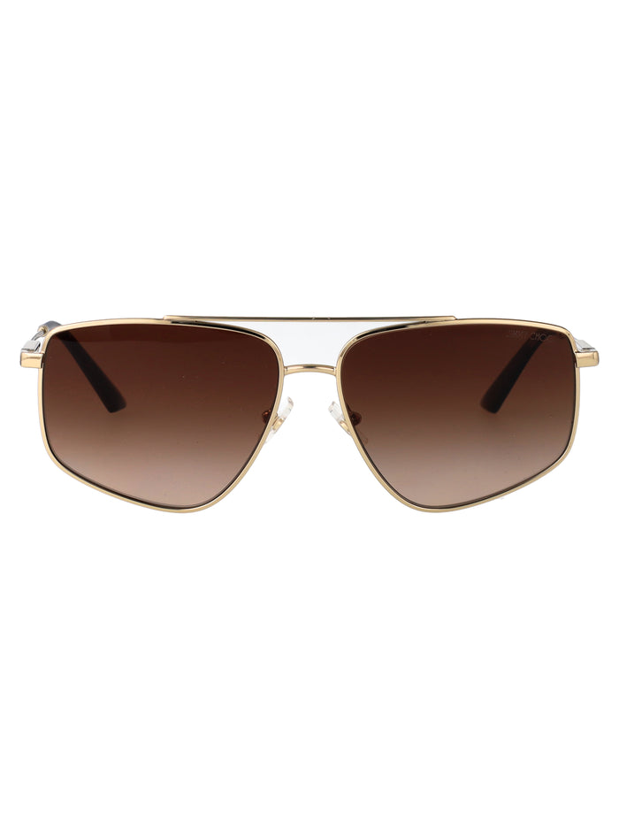 0jc4011 300613 Oro Pallido Steel Sunglasses