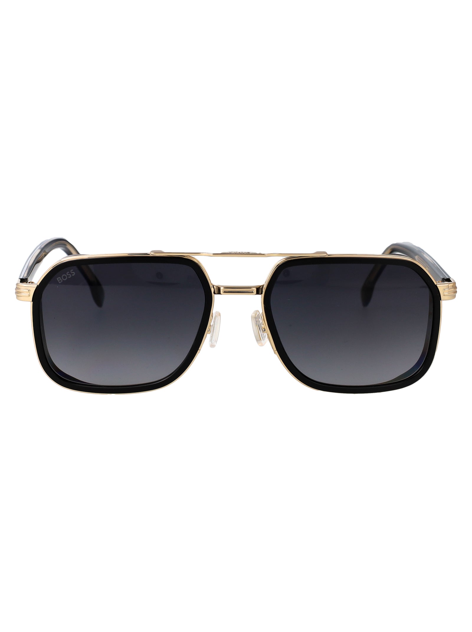 Boss 1724-S 2m2 Black Gold Stainless Steel Sunglasses