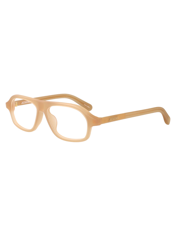 BECANE Matt Milky Brown/ Gold/ Optical Acetate