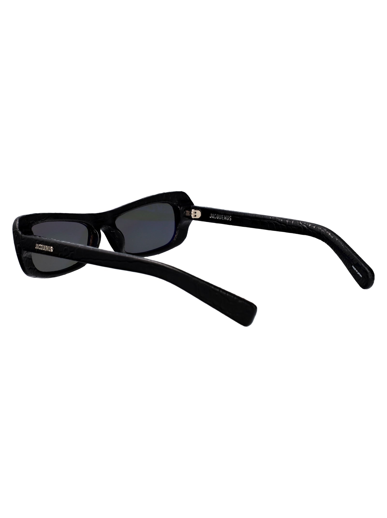 Jac55c11sun C11 Black Croc/ Silver/ Grey Acetate Sunglasses