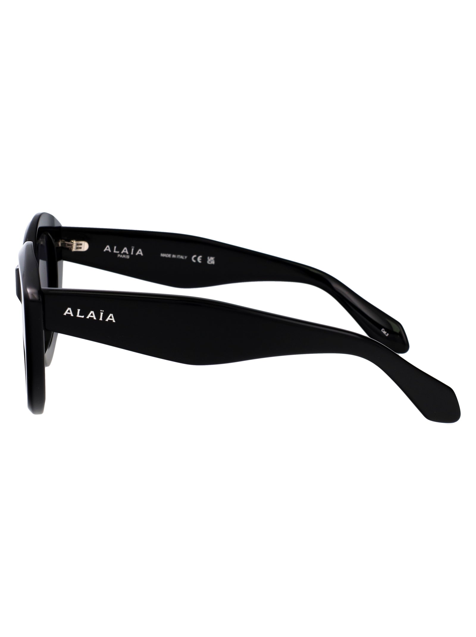 Aa0091s 001 Black-black-grey Recycled Acetate Sunglasses
