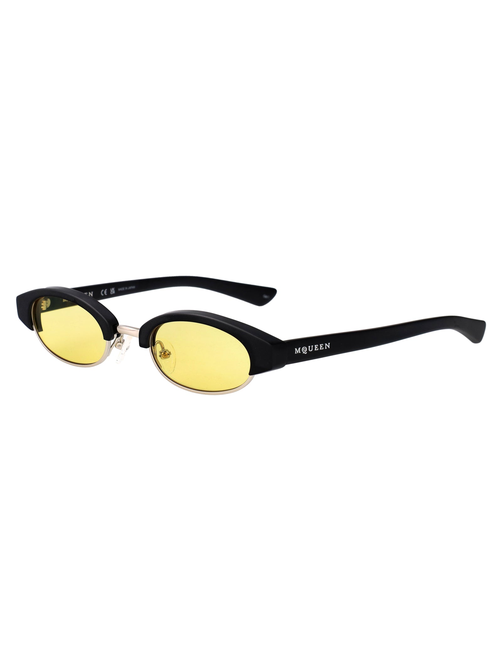 Am0534s 003 Black-black-yellow Recycled Acetate Sunglasses