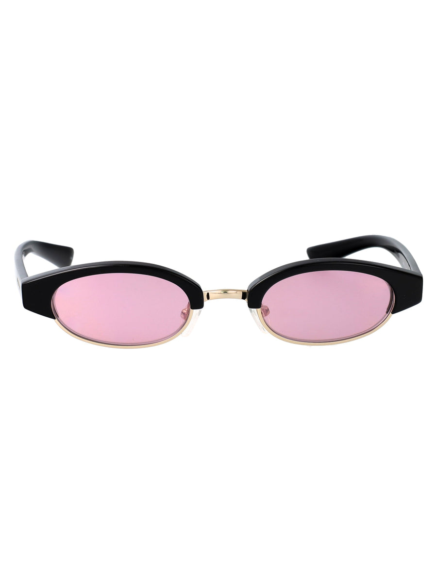 Sunglasses Black-Black-Pink Acetate Black/black/pink