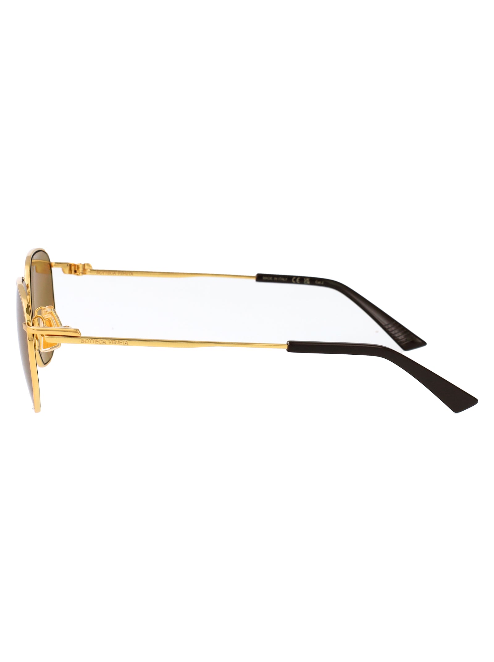 Bv1301s 001 Gold Grey Metal Sunglasses