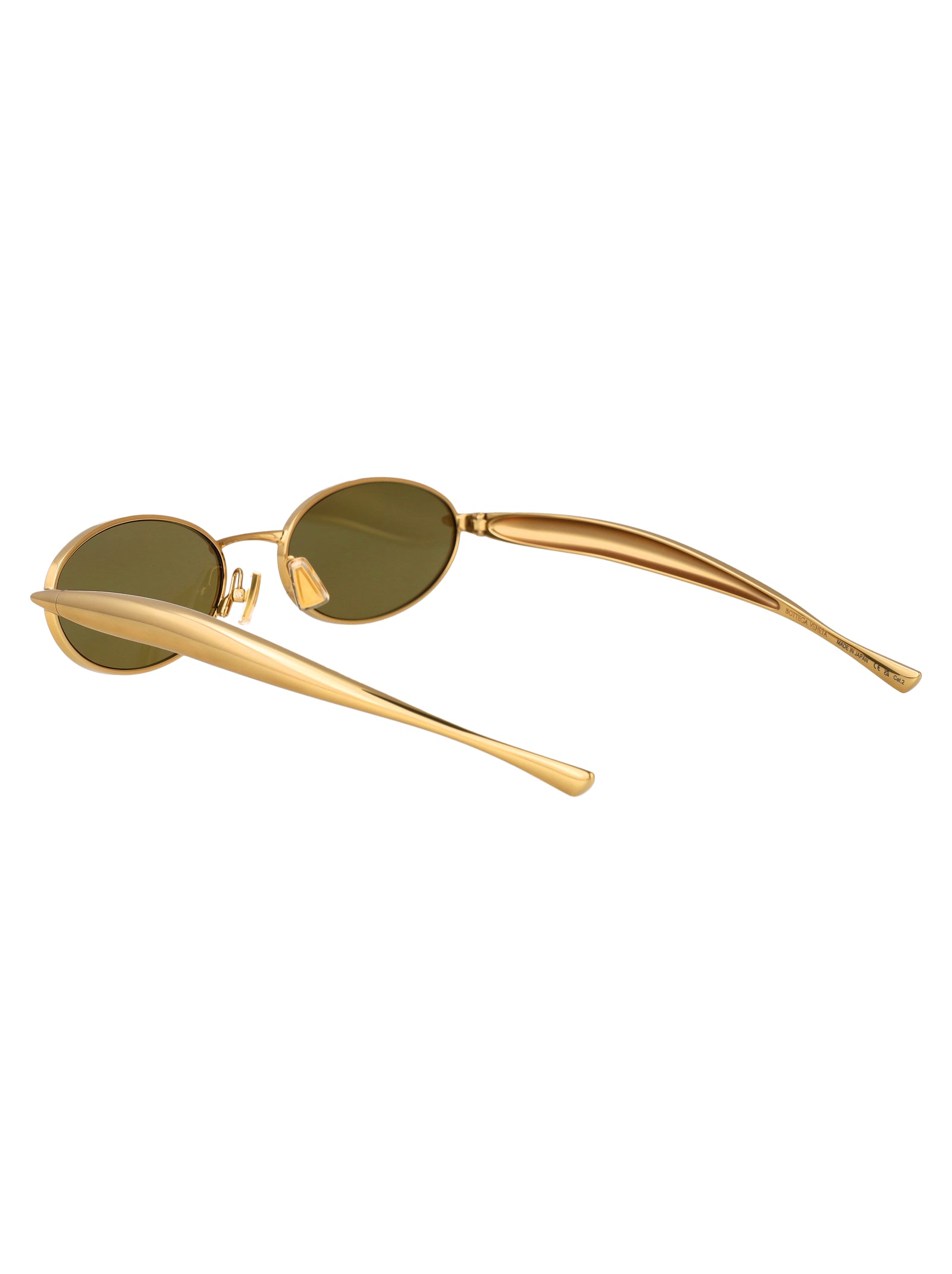 Bv1386s 006 Gold-gold-green Metal Sunglasses