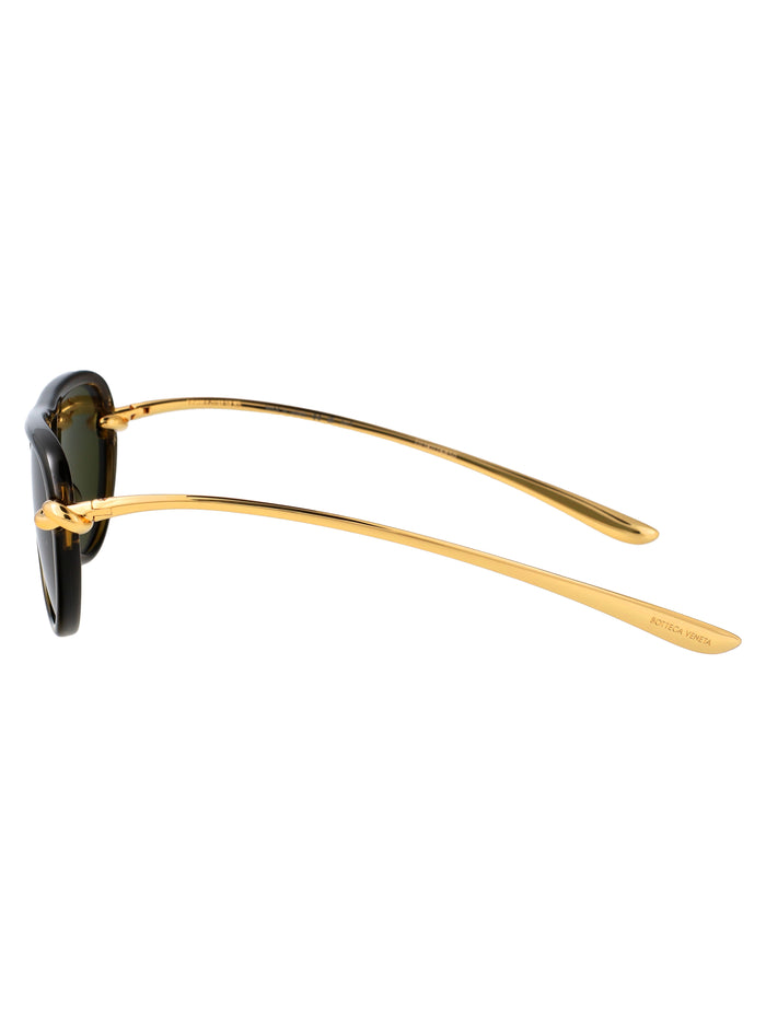 Bv1418s 003 Green-gold-green Bio Injected Sunglasses