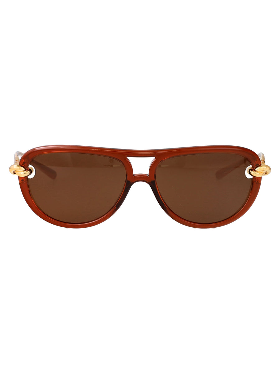 Sunglasses Bv1418s Brown-Gold-Brown Brown/gold/brown Metal