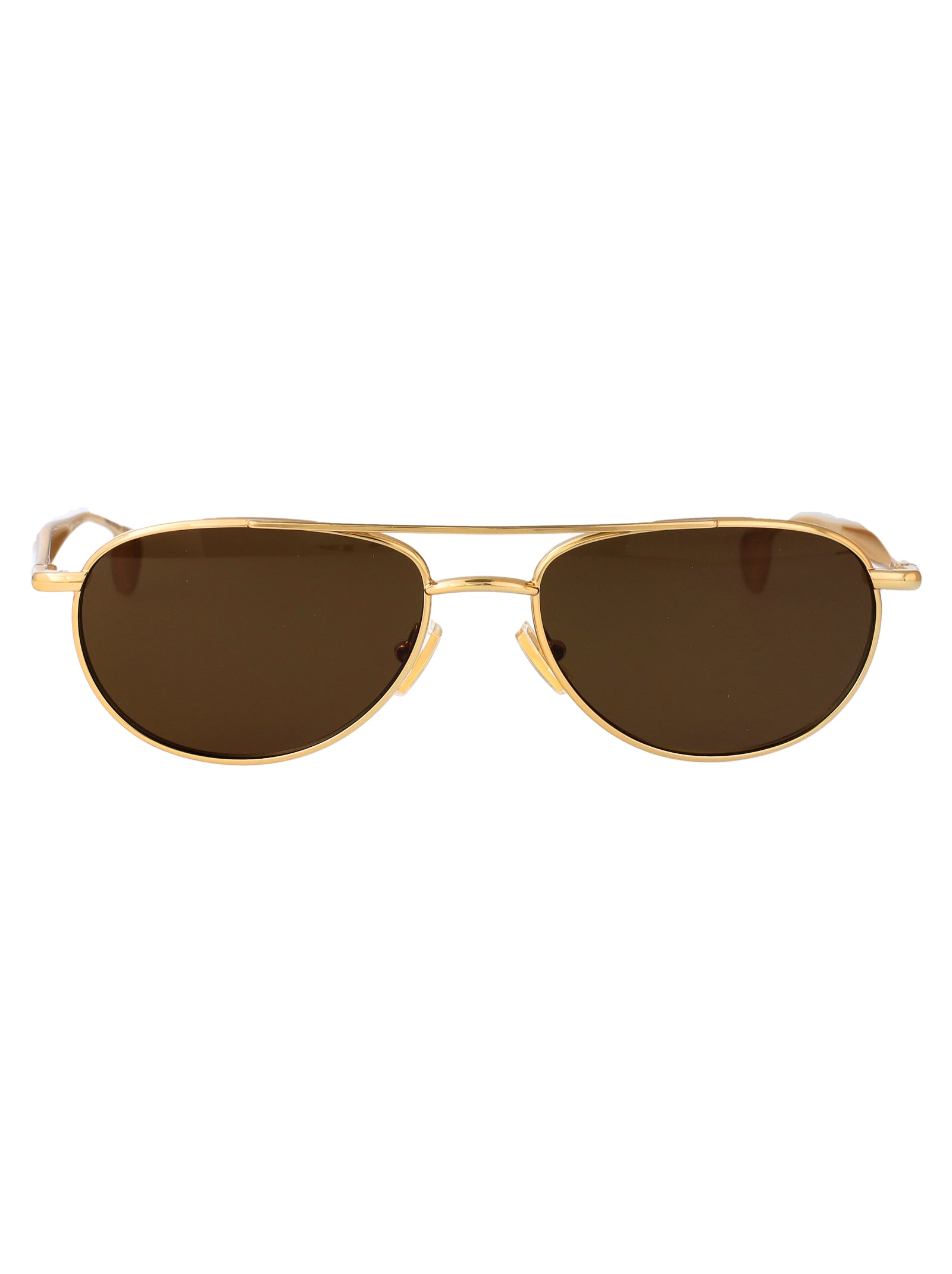 Bv1419s 001 Gold-gold-brown Metal Sunglasses