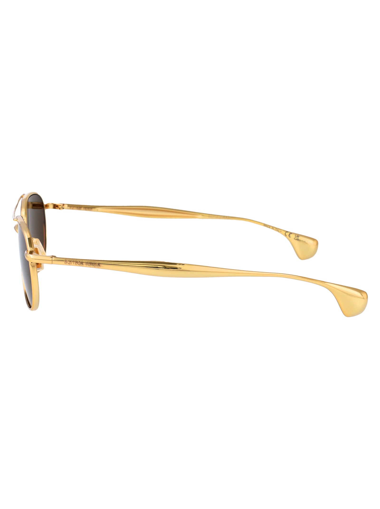 Bv1419s 001 Gold-gold-brown Metal Sunglasses