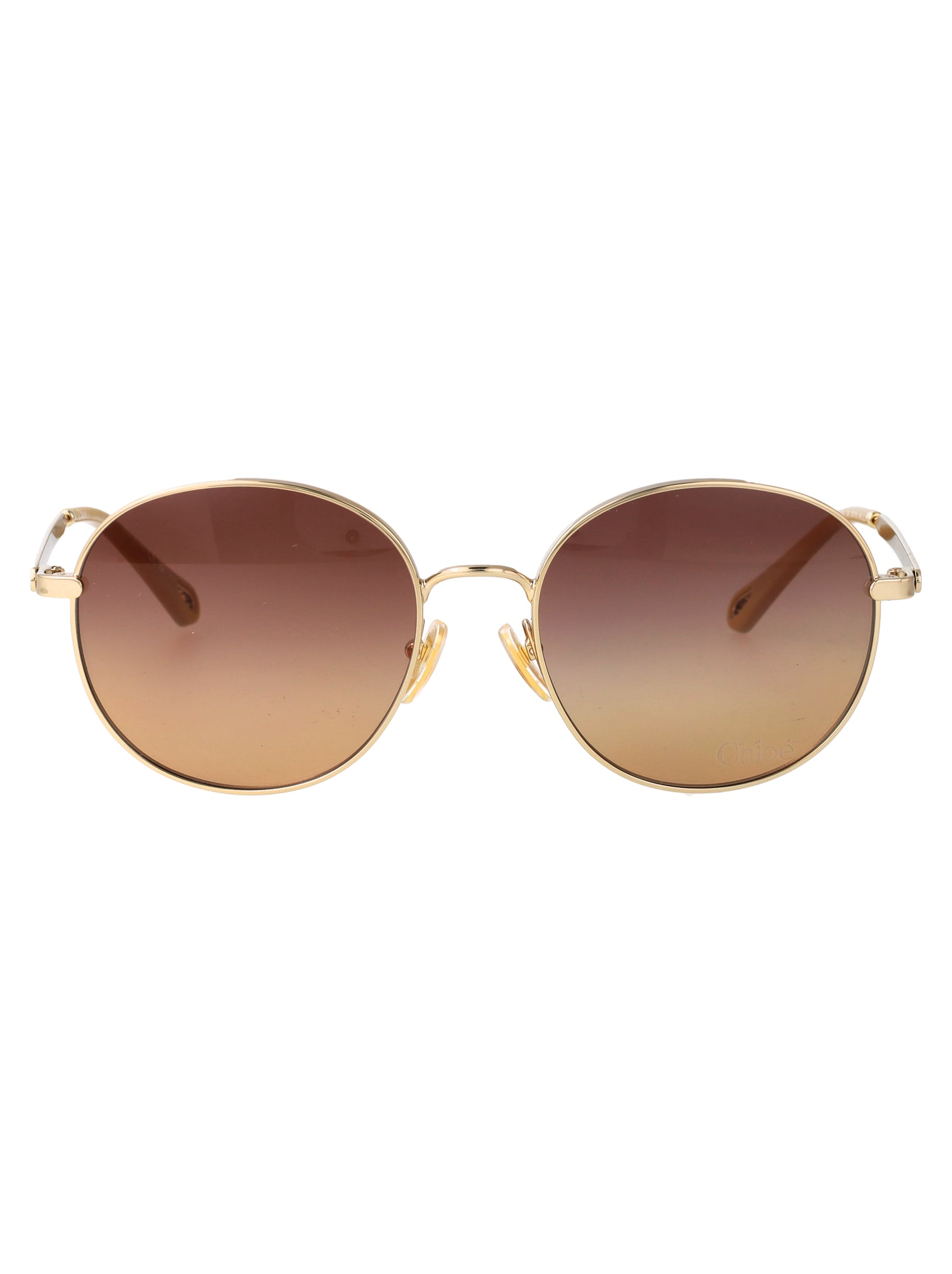 Ch0325s 004 Gold-gold-brown Metal Sunglasses