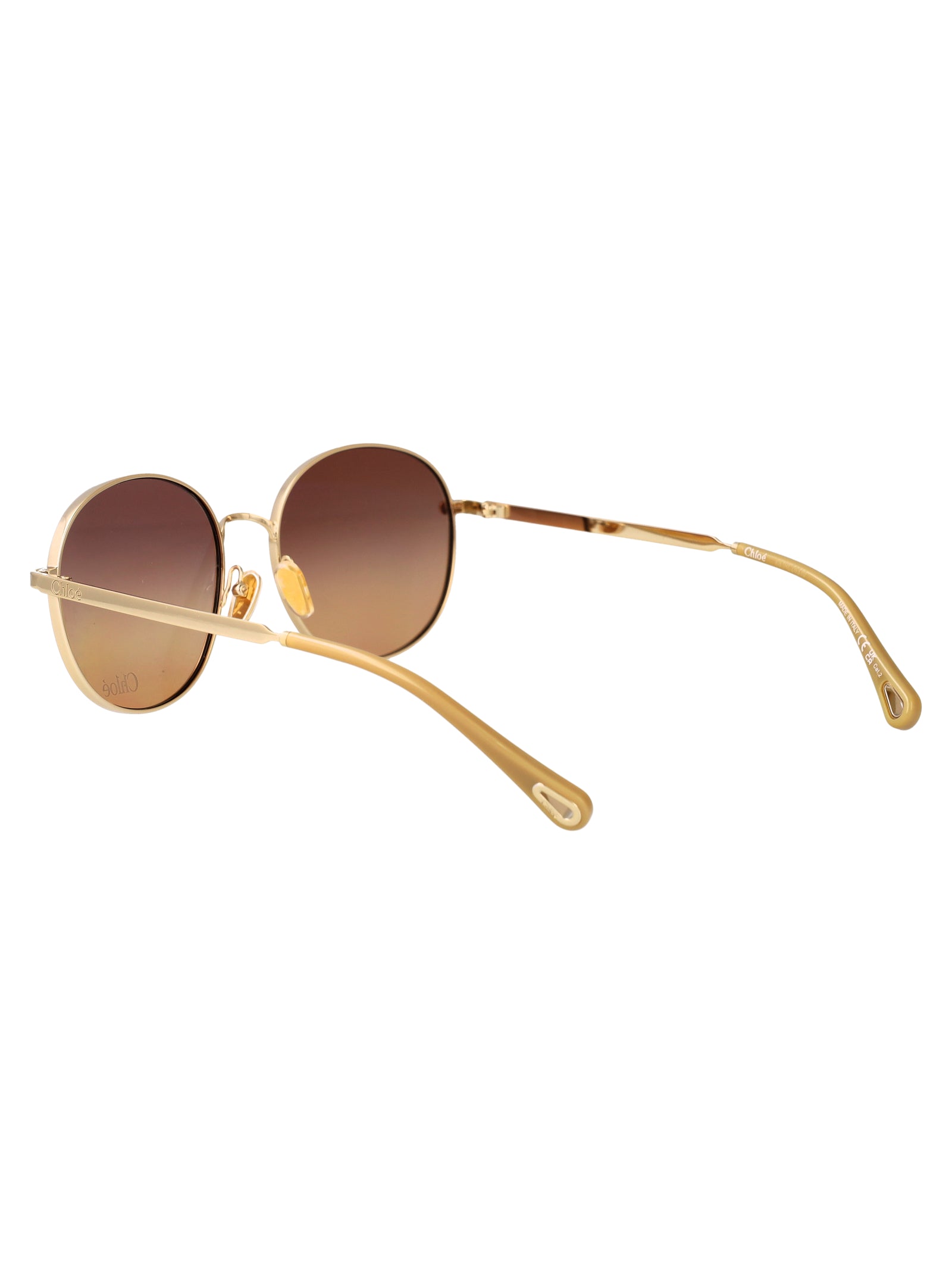 Ch0325s 004 Gold-gold-brown Metal Sunglasses