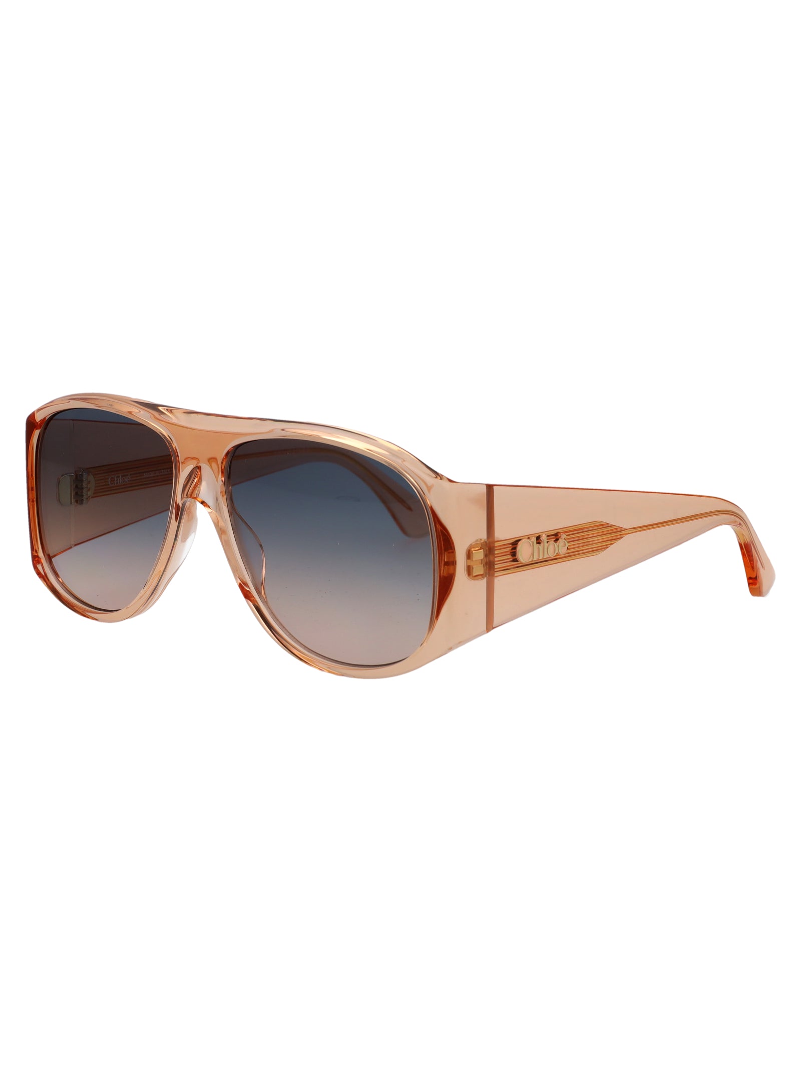 Ch0347s 006 Orange-orange-grey Recycled Acetate Sunglasses