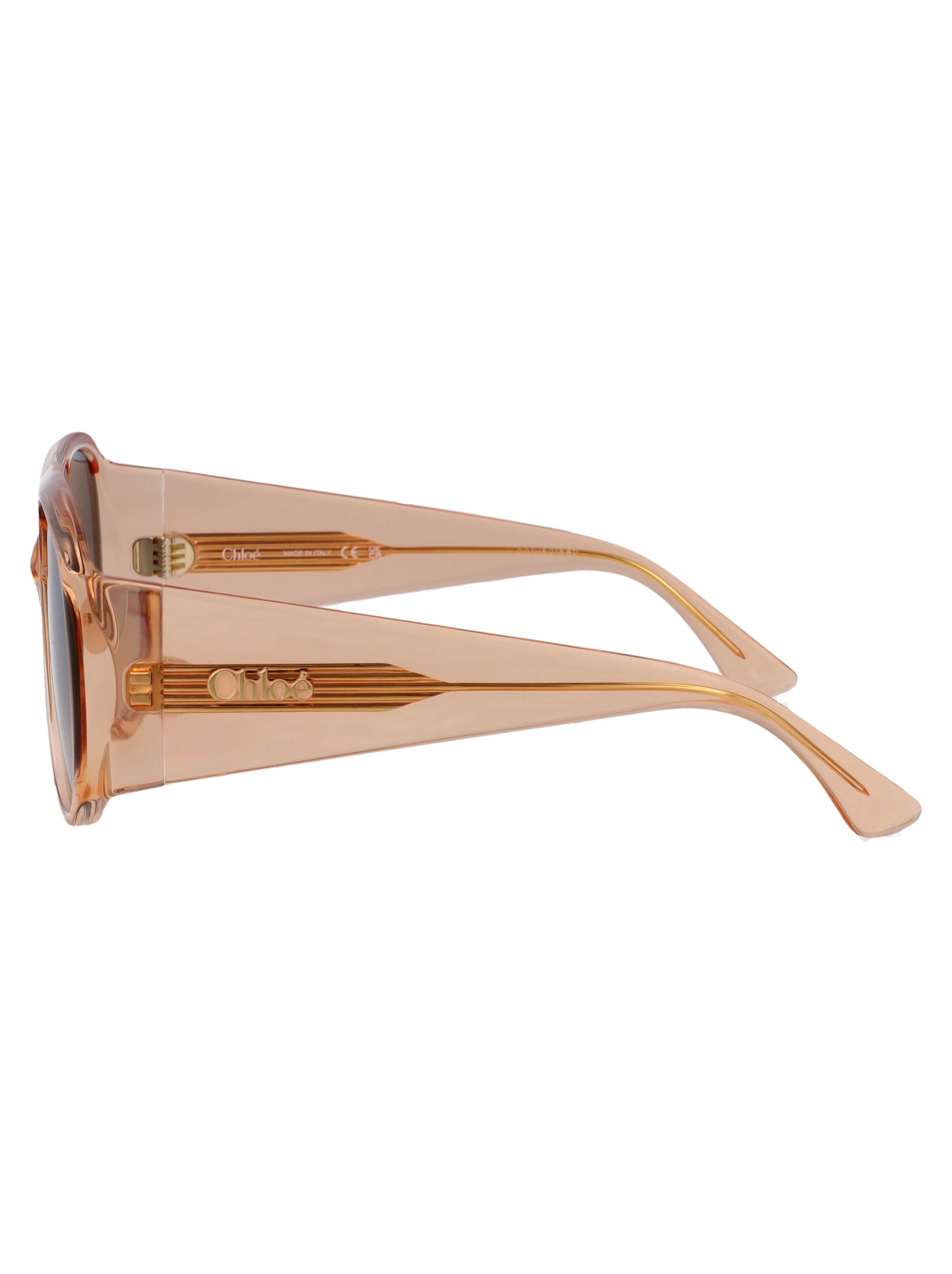 Ch0347s 006 Orange-orange-grey Recycled Acetate Sunglasses