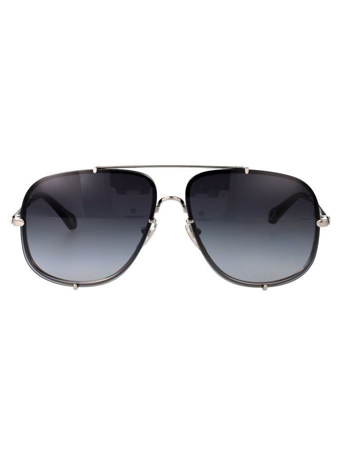 Ch0348s 002 Silver-silver-grey Metal Sunglasses