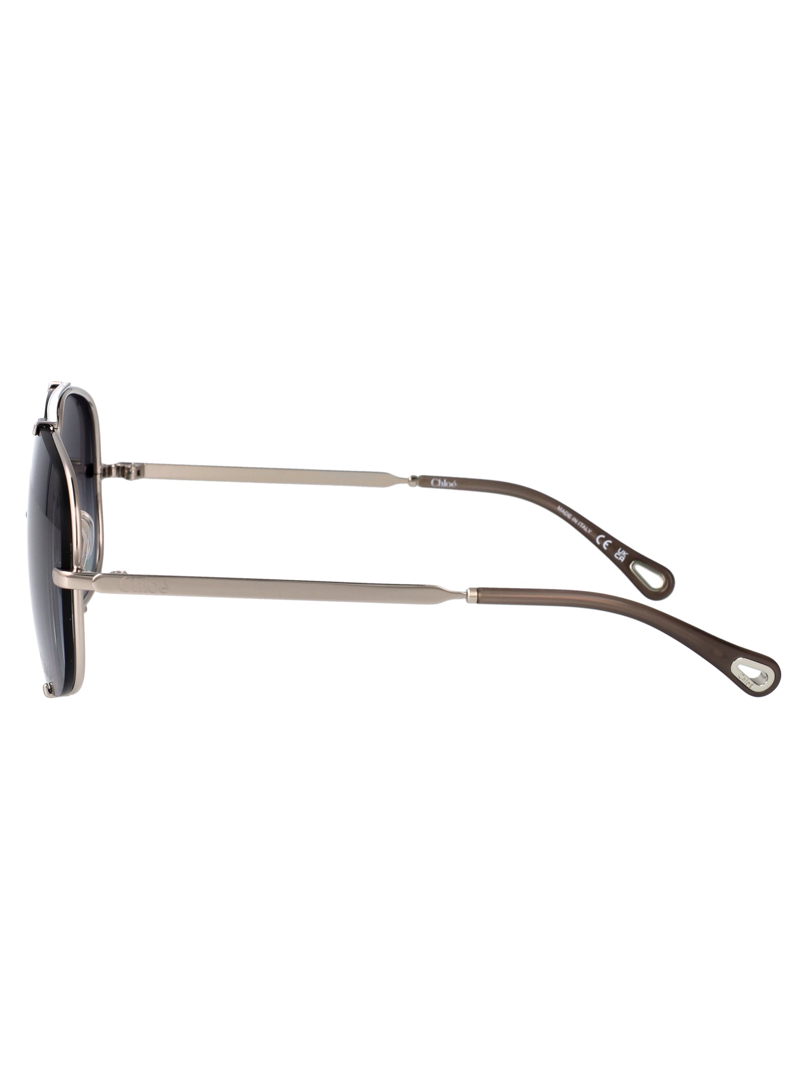 Ch0348s 002 Silver-silver-grey Metal Sunglasses