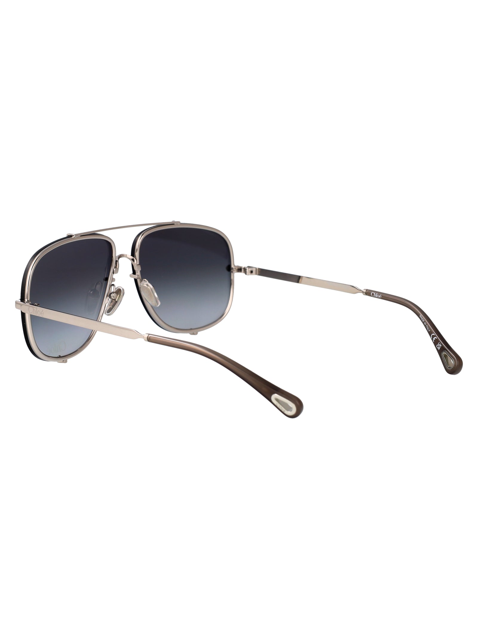 Ch0348s 002 Silver-silver-grey Metal Sunglasses
