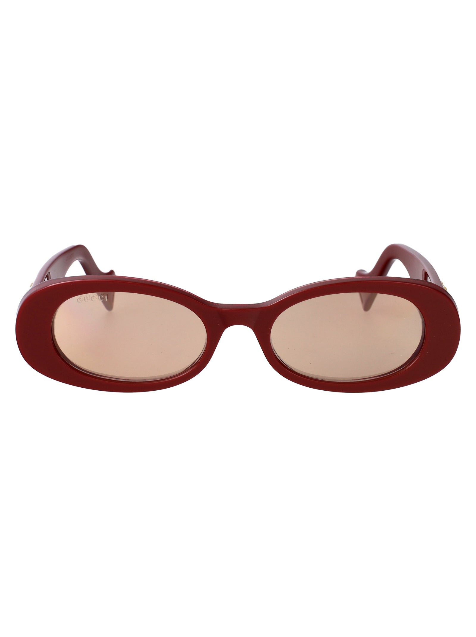 Gg0517s 009 Burgundy-burgundy-brown Recycled Acetate Sunglasses