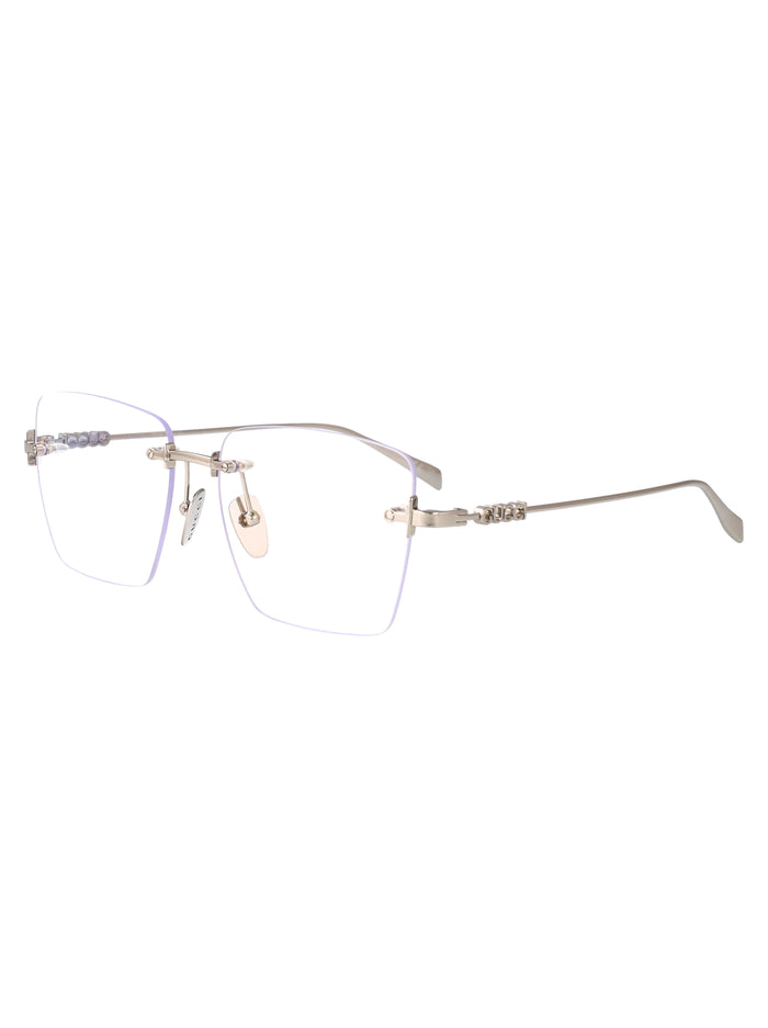 Silver-silver-transparent Metal Optical