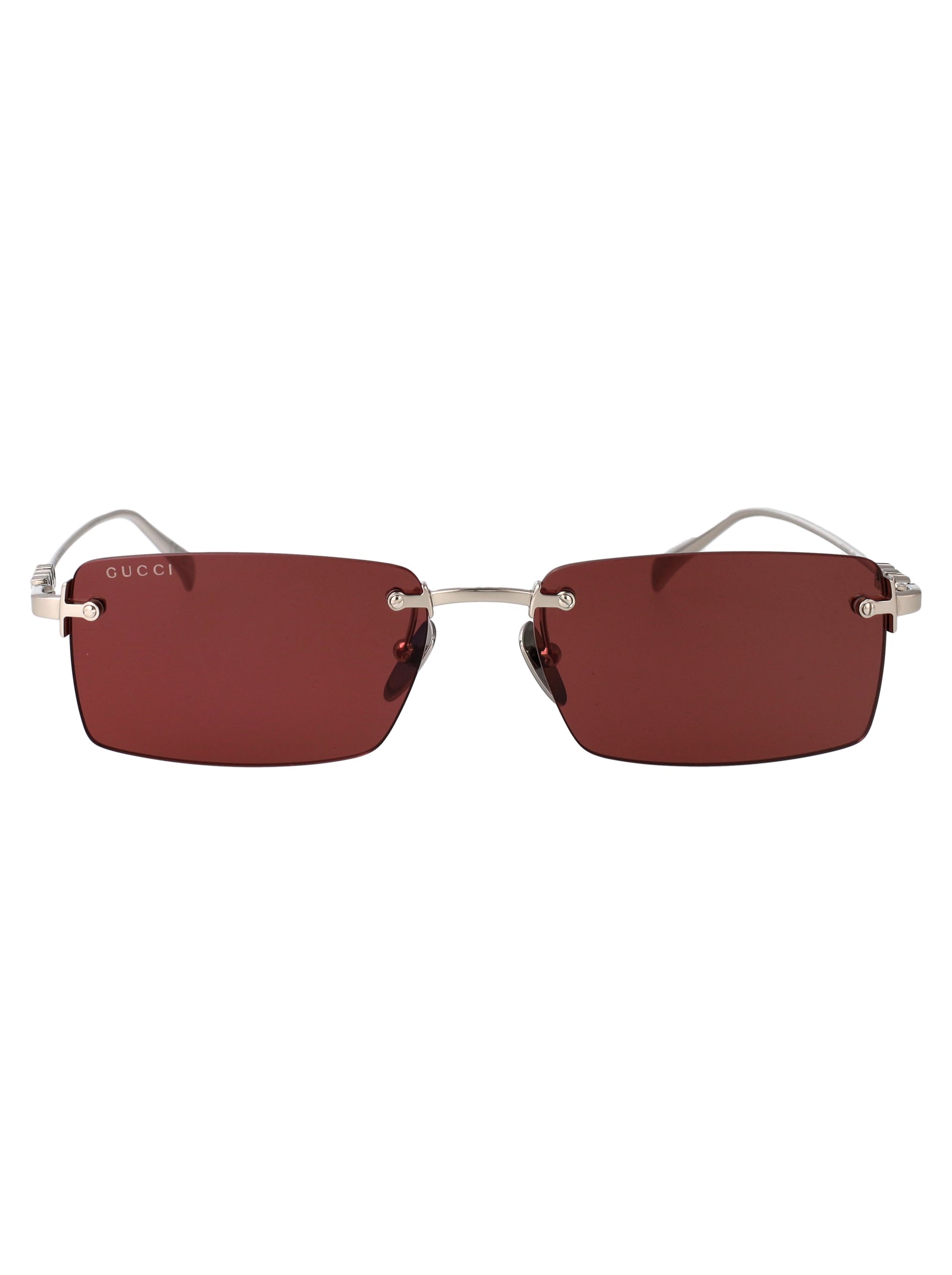Gg1941s 003 Silver-silver-red Metal Sunglasses