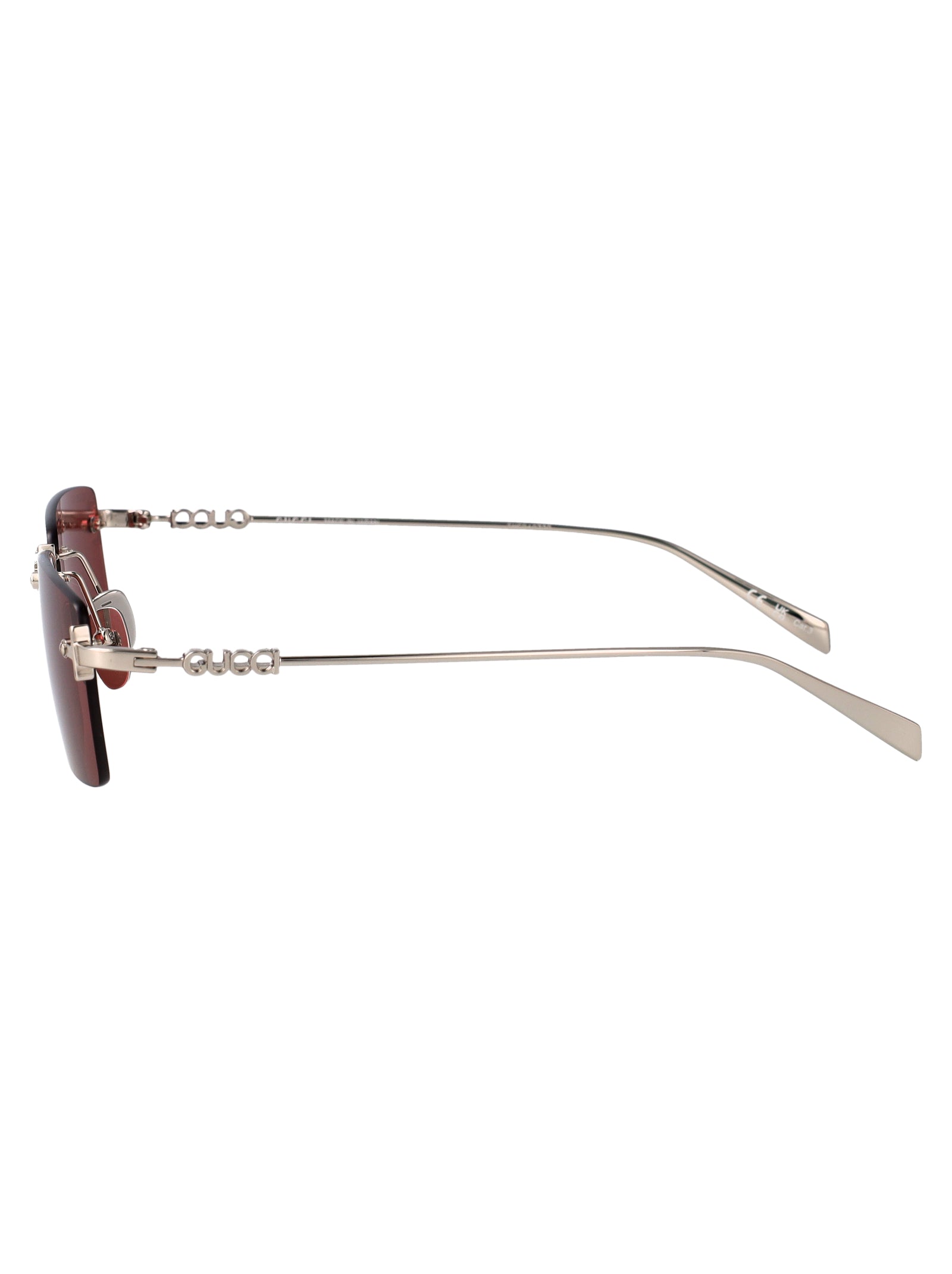Gg1941s 003 Silver-silver-red Metal Sunglasses