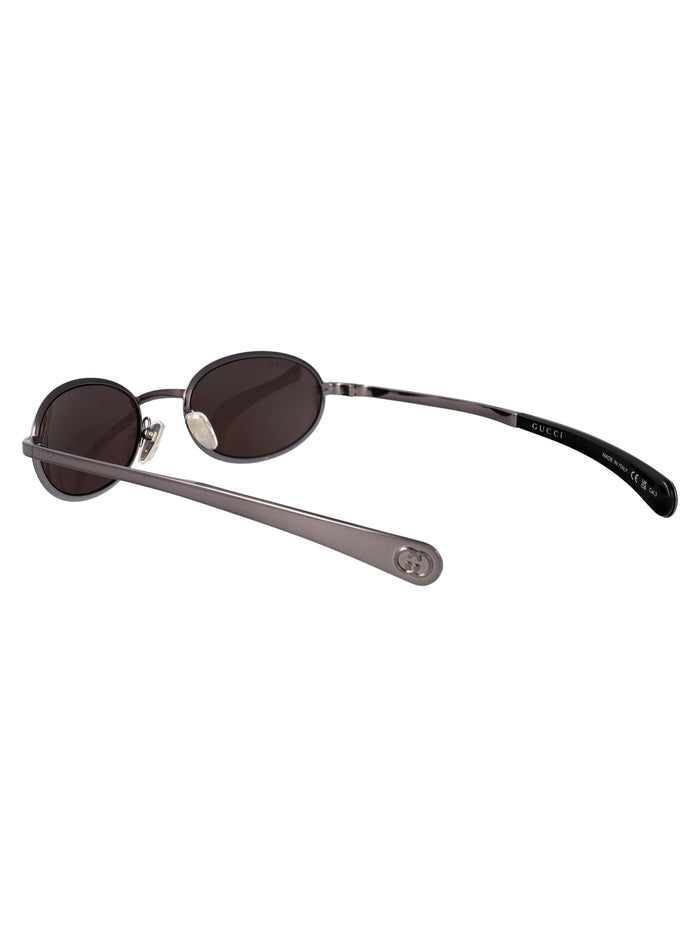 Gg1942s 001 Ruthenium-ruthenium-grey Metal Sunglasses