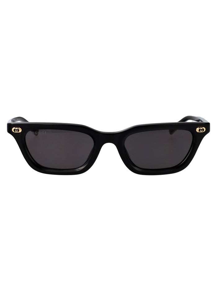 Gg1944s 001 Black-black-grey Recycled Acetate Sunglasses