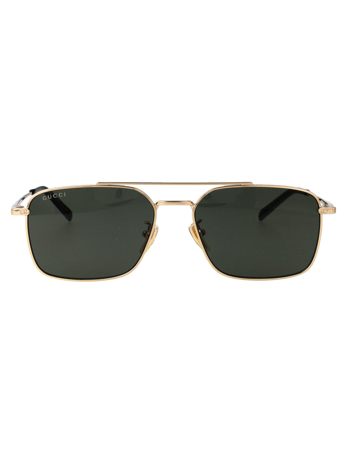 Gg1957sa 001 Gold-gold-grey Metal Sunglasses