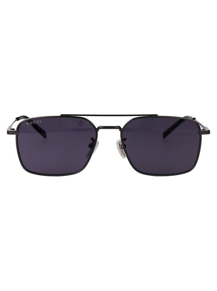 Gg1957sa 003 Ruthenium-ruthenium-violet Metal Sunglasses