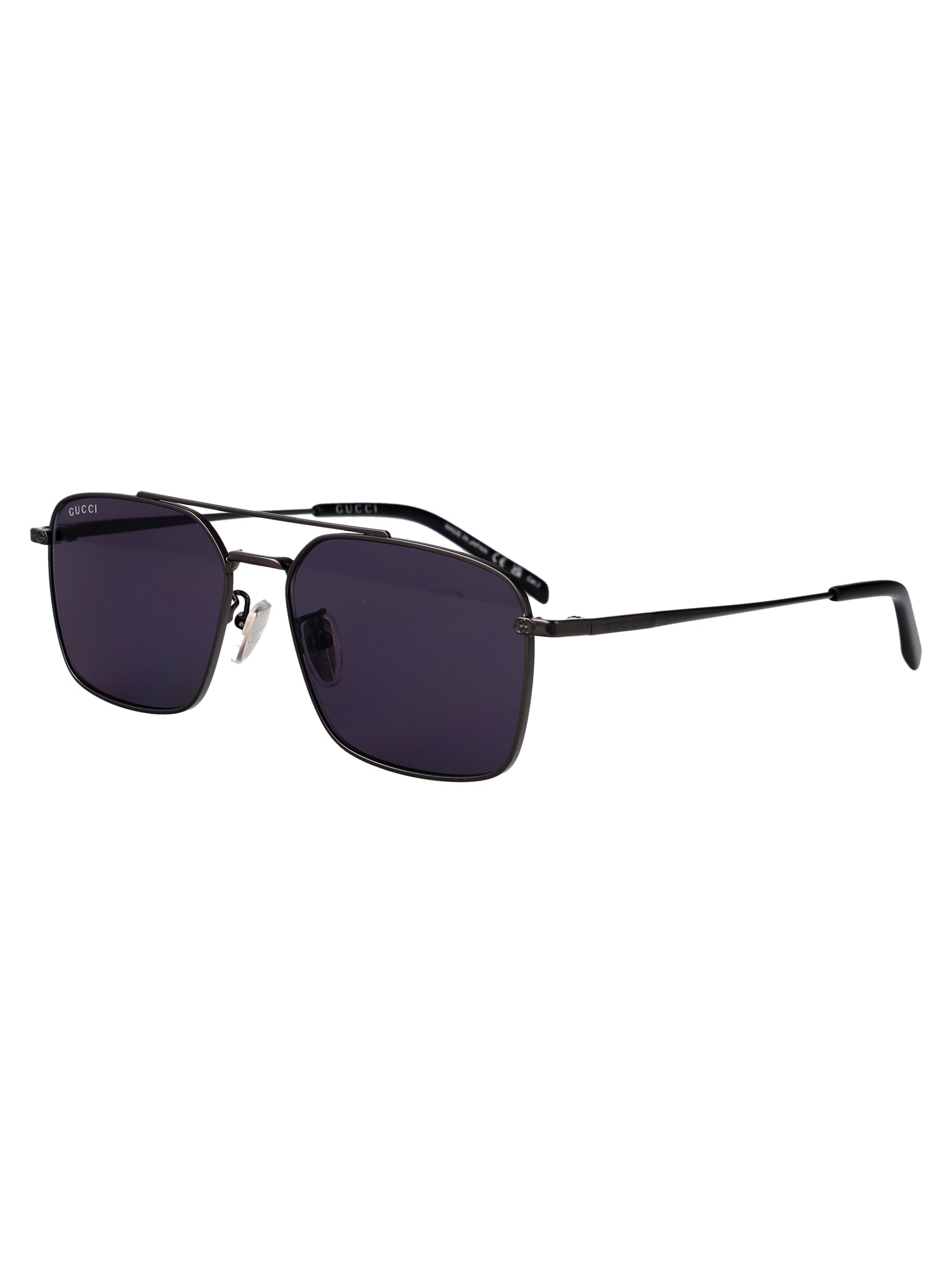 Gg1957sa 003 Ruthenium-ruthenium-violet Metal Sunglasses