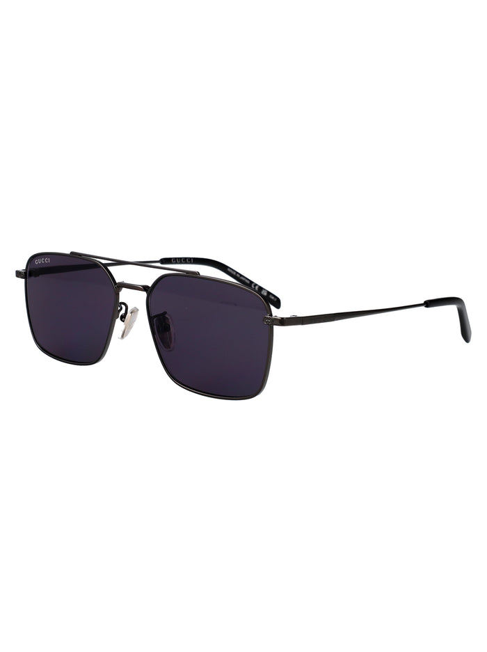 Gg1957sa 003 Ruthenium-ruthenium-violet Metal Sunglasses