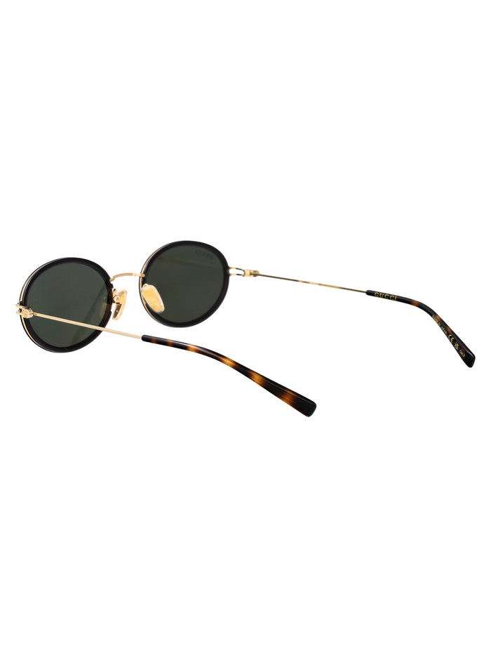 Gg1980s 001 Grey-gold-grey Injected Sunglasses