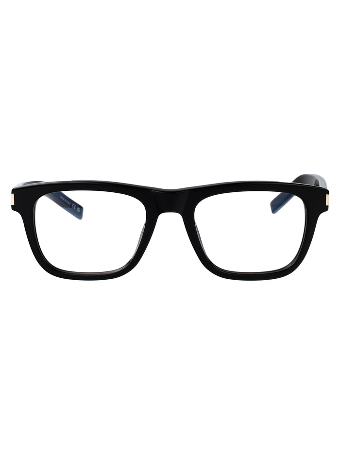 Sl 819 Opt 001 Black-black-transparent Recycled Acetate Optical