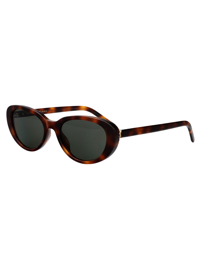 Sl M154 003 Havana-havana-grey Recycled Acetate Sunglasses