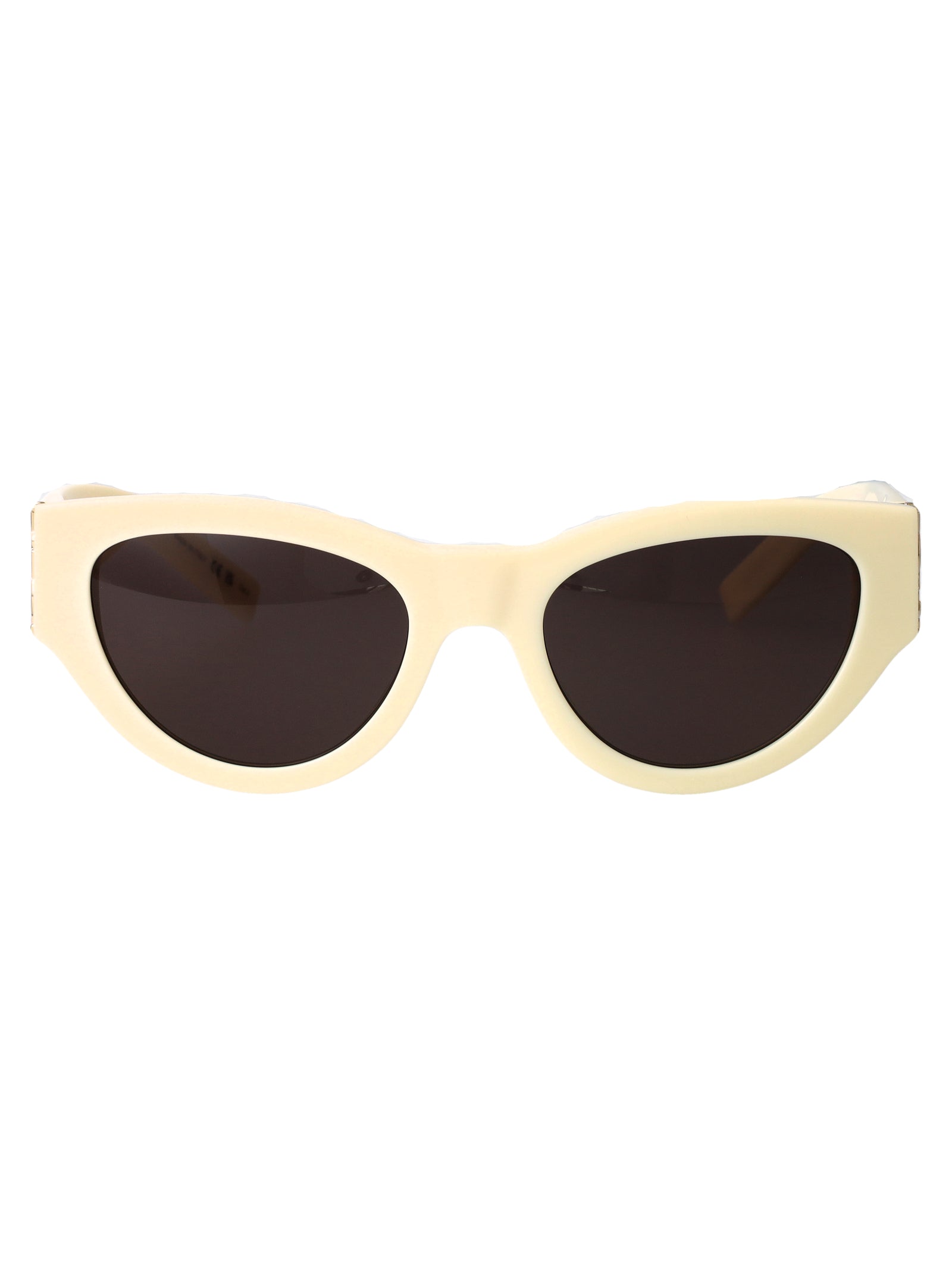 Sl M94 012 Ivory-ivory-black Recycled Acetate Sunglasses